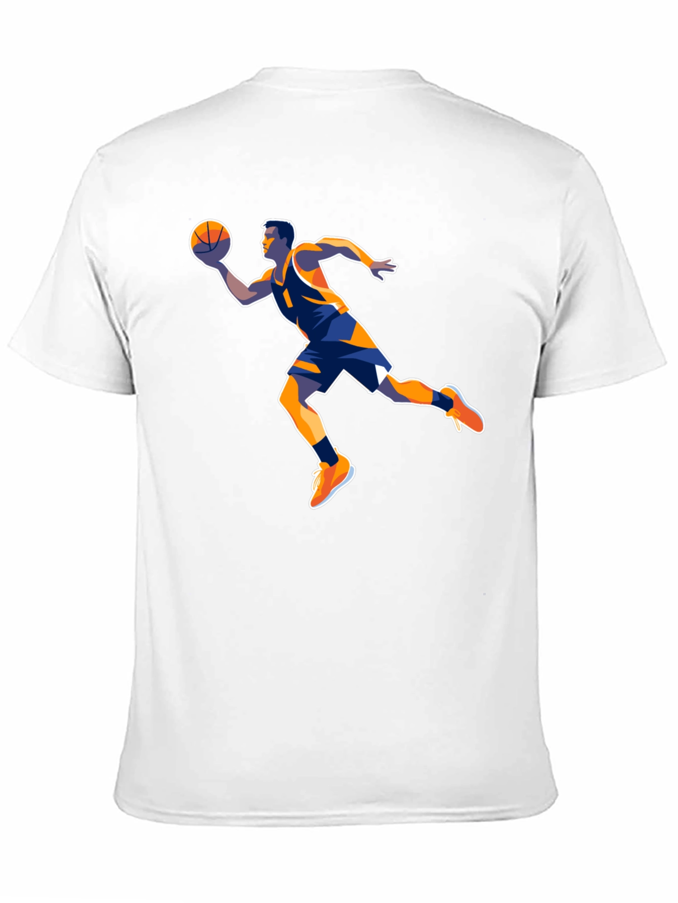 Basketball Player Graphic Tee - Black