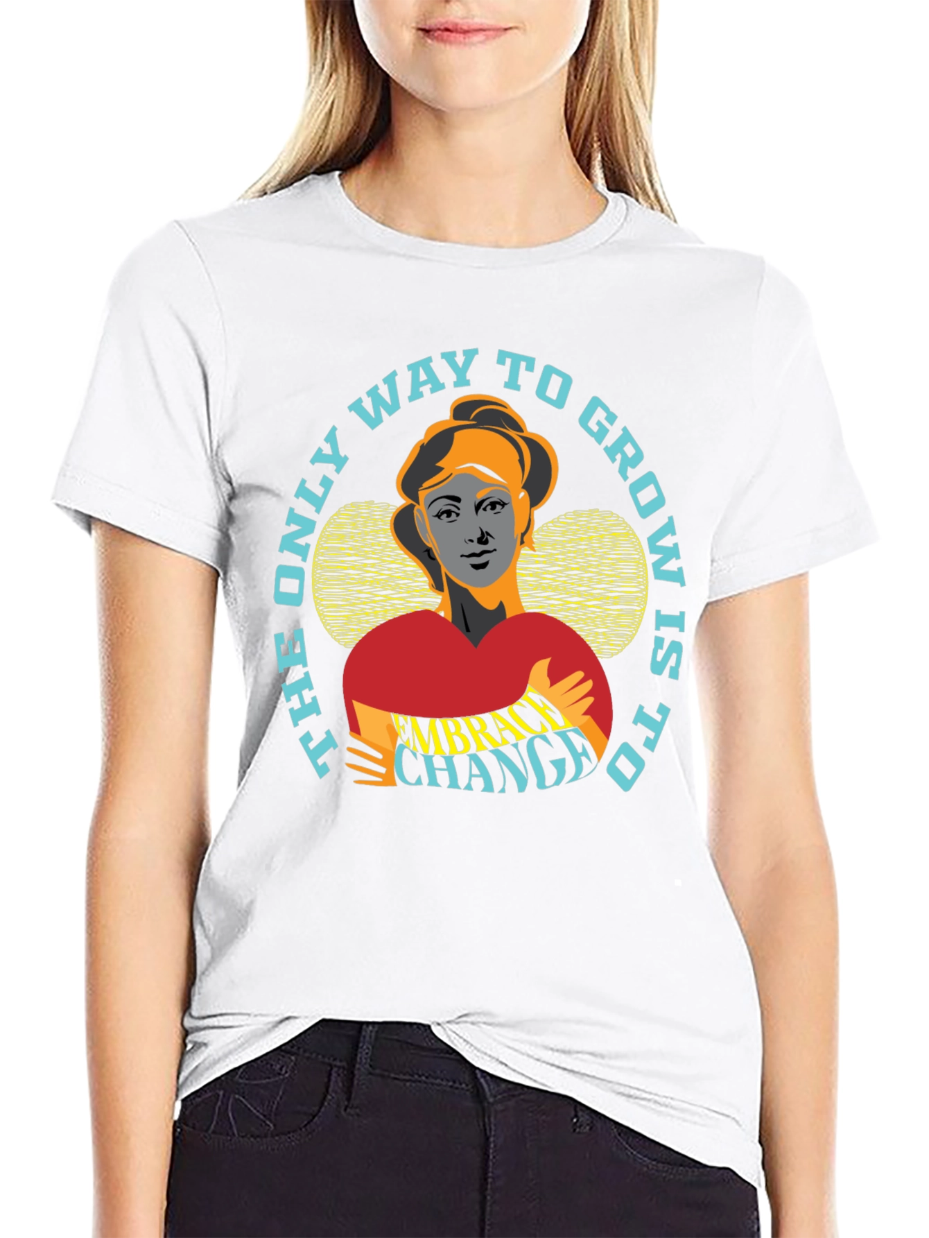 Embrace Change Graphic Tee - Motivational T-Shirt