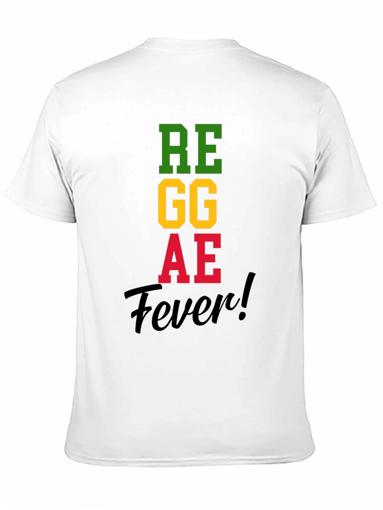 Reggae Fever T-Shirt Black Cotton Blend