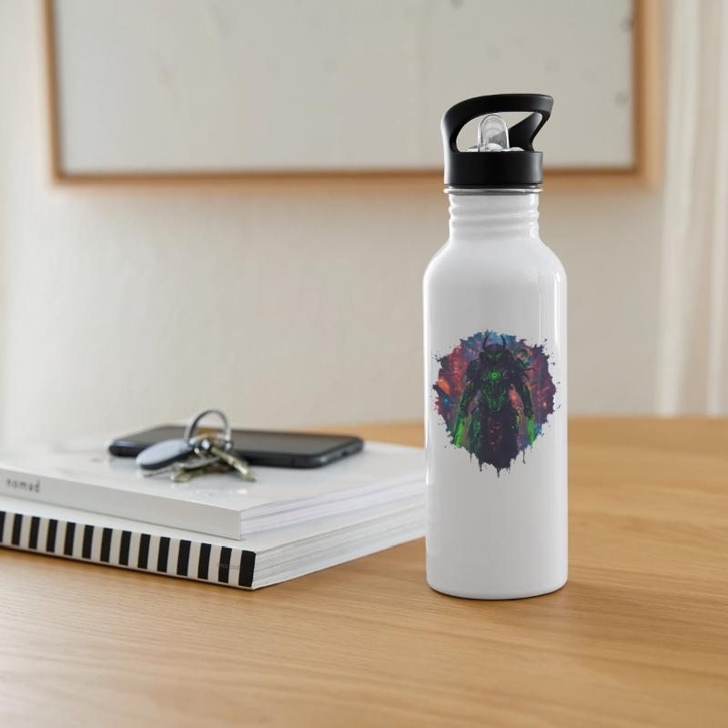 Dark Sci-fi Warrior Figure With Energy Blades