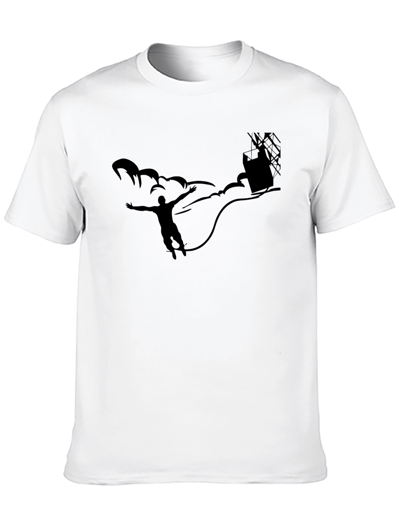 Mans Black T-Shirt - Adventure Graphic Tee