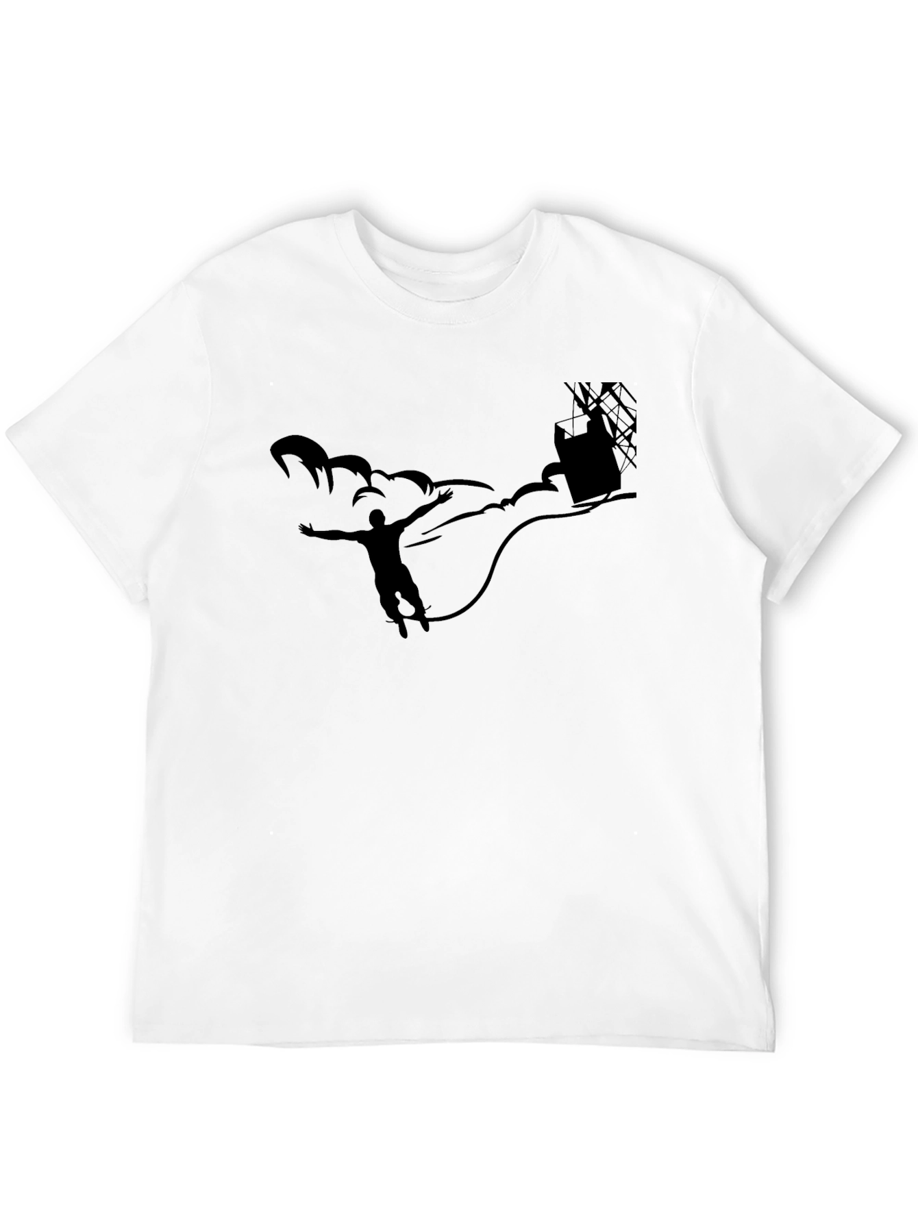 Mans Black T-Shirt - Adventure Graphic Tee