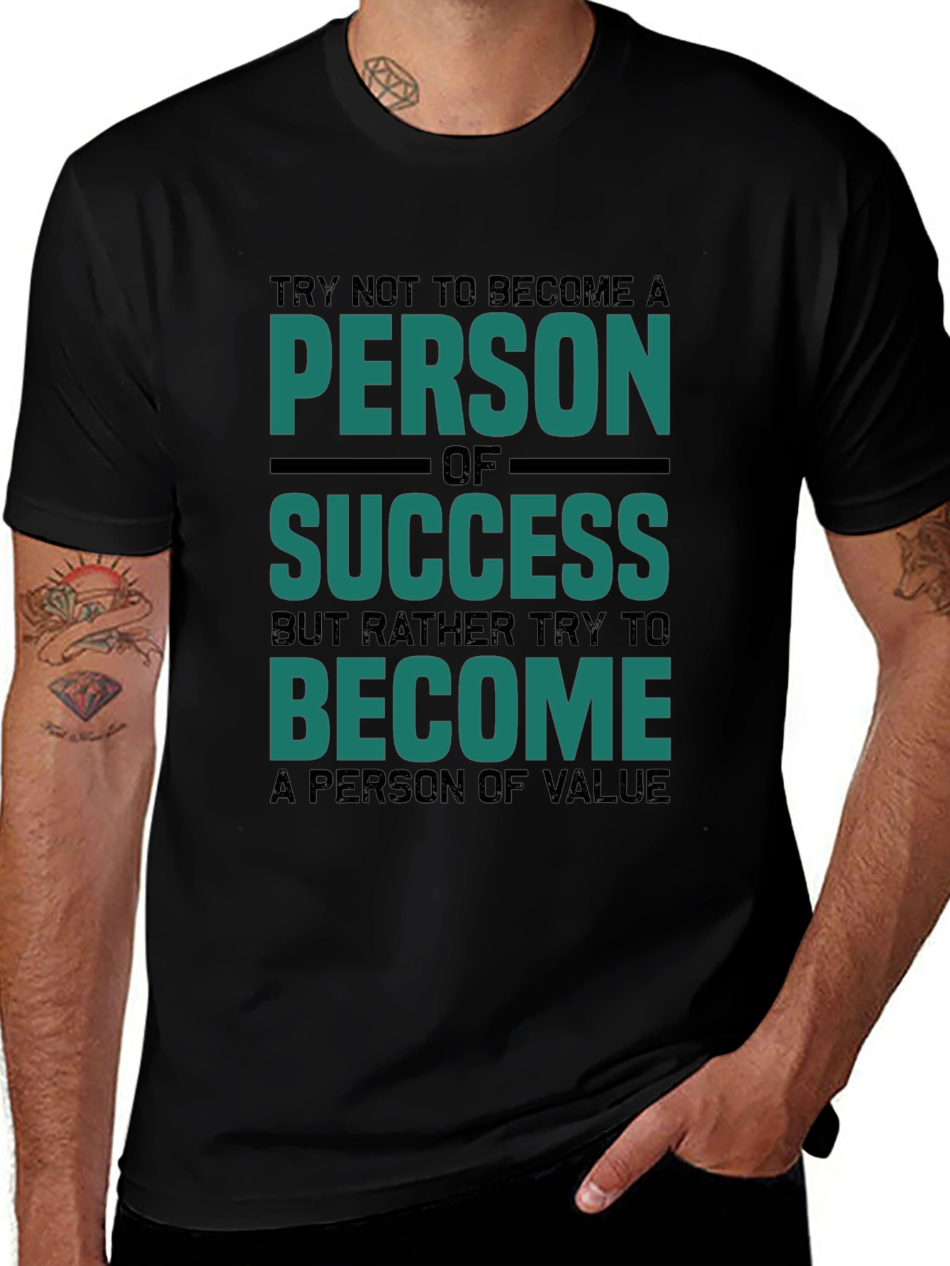 Motivational Tee: Person of Value T-Shirt