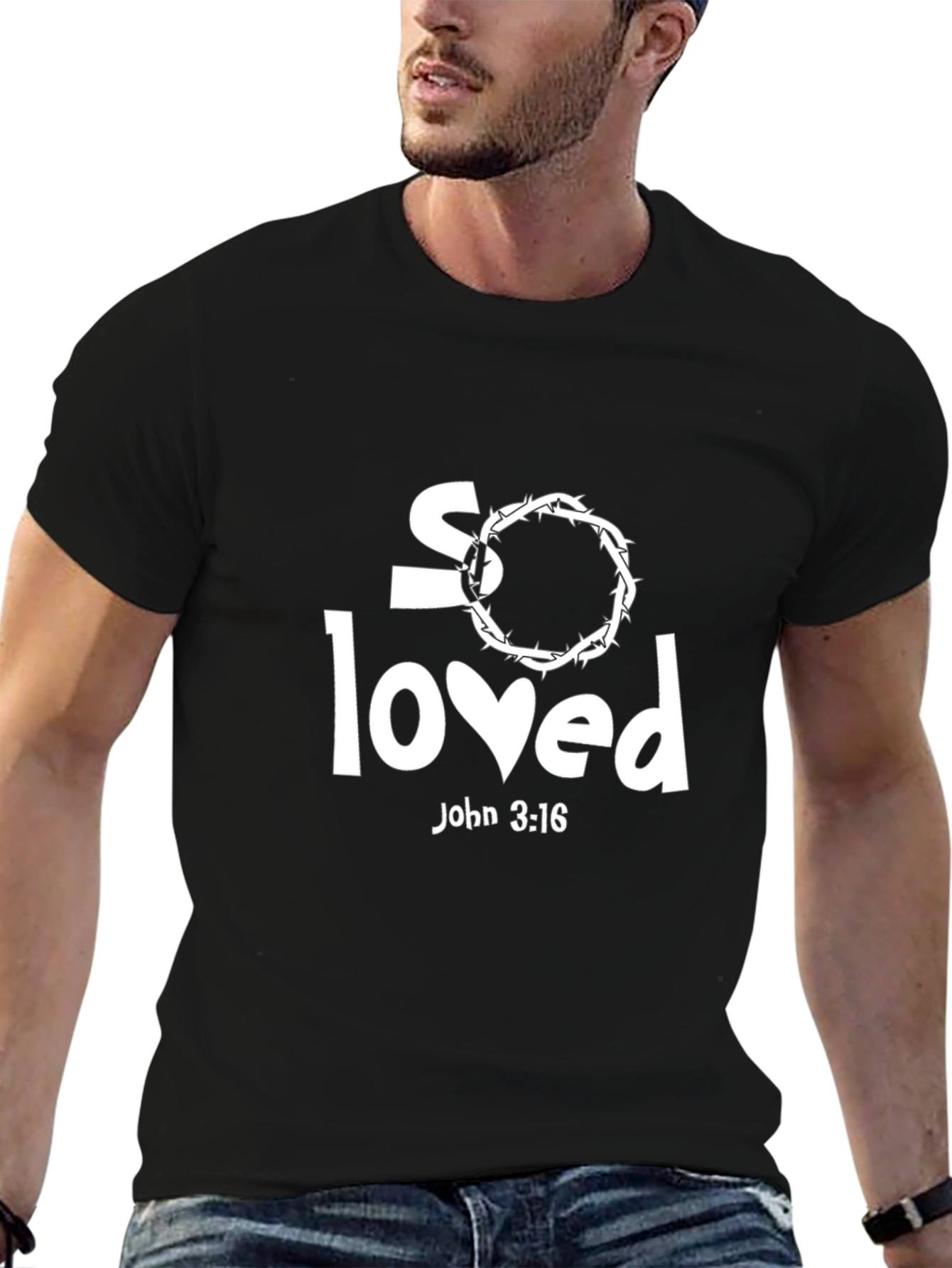 So Loved Graphic T-Shirt - Christian Apparel