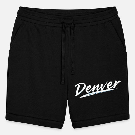Denver Logo - Elegant White and Blue Script