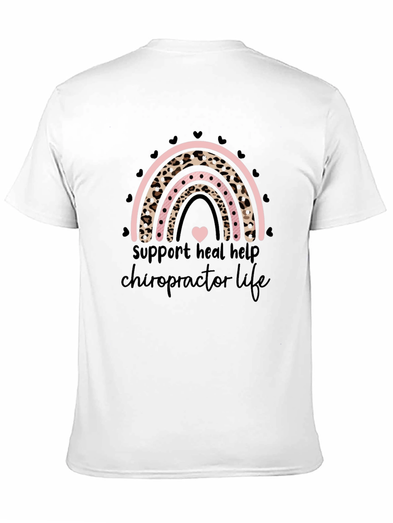 Chiropractor Life Rainbow T-Shirt