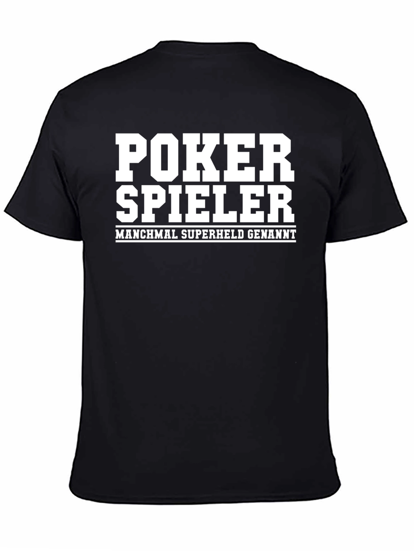 Poker Spieler Graphic T-Shirt - Superheld Style