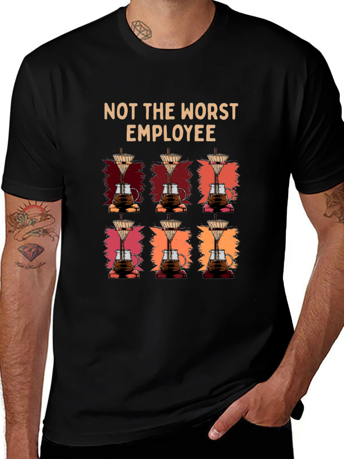 Not The Worst Employee Coffee T-Shirt