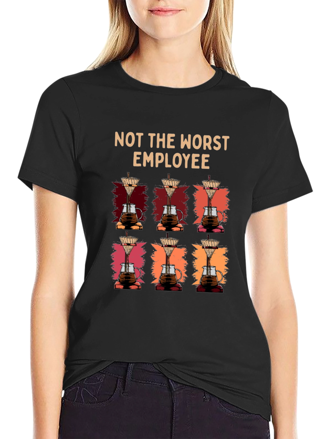 Not The Worst Employee Coffee T-Shirt