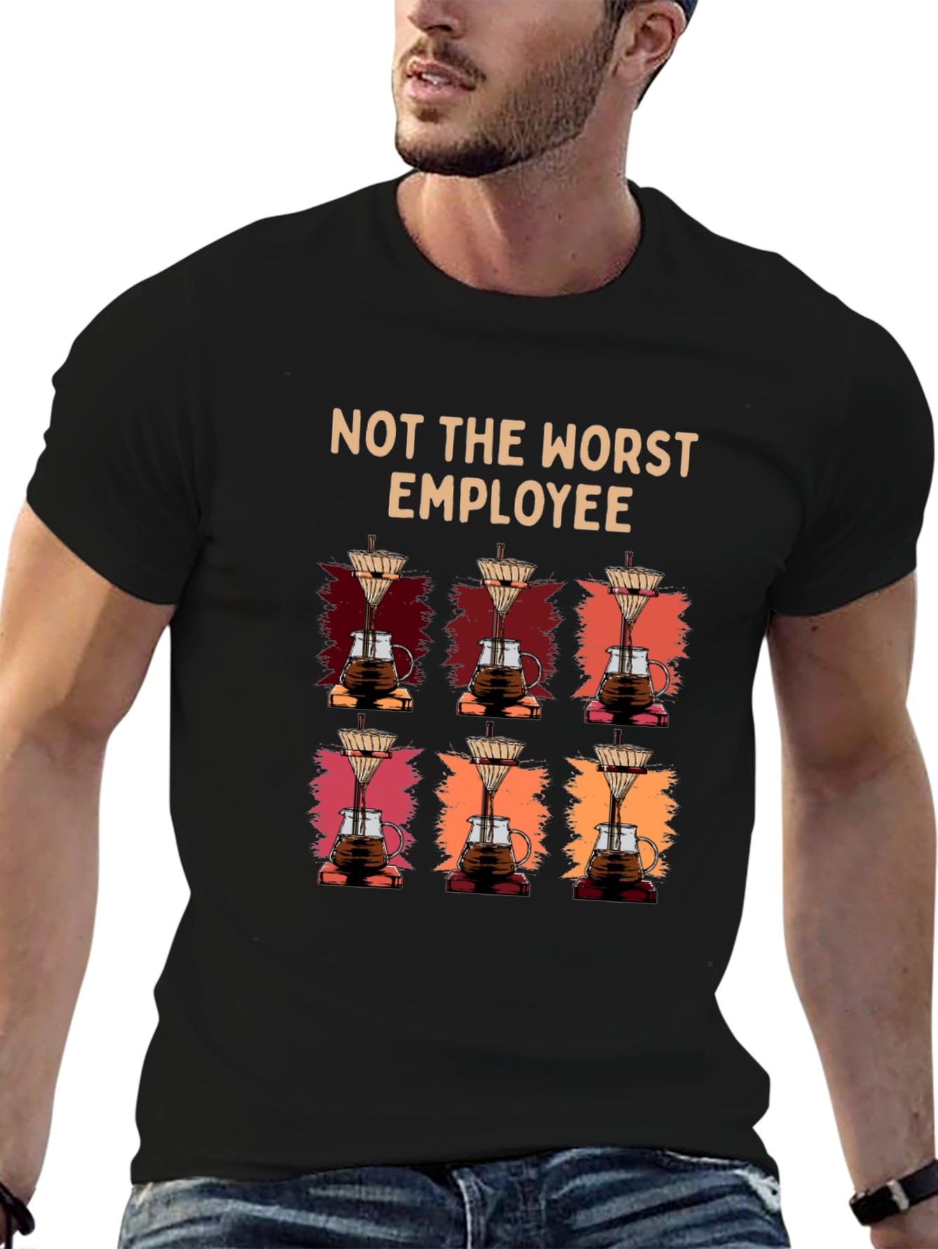 Not The Worst Employee Coffee T-Shirt