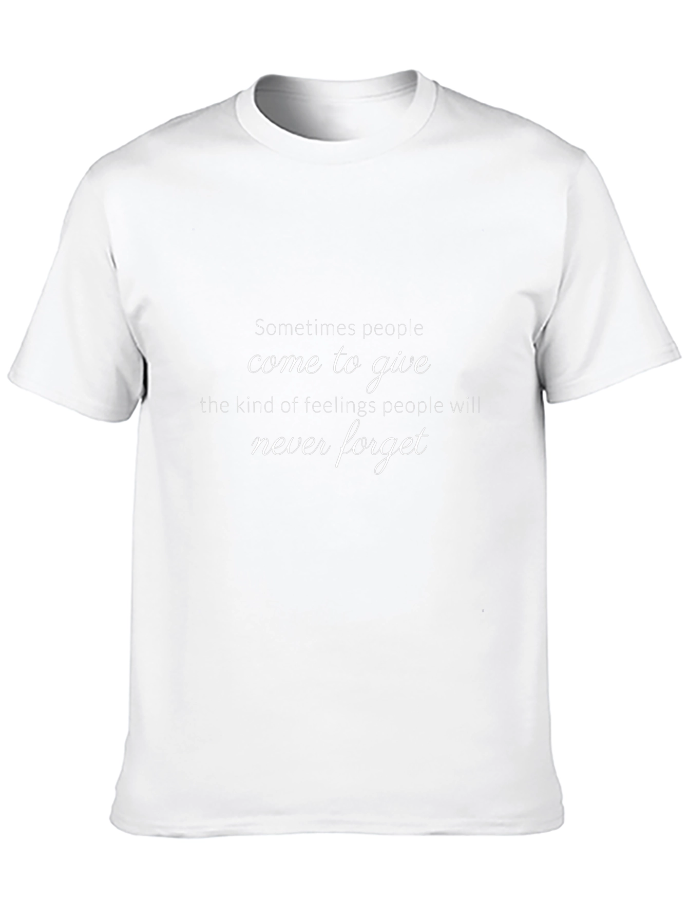 Inspirational Saying Black T-Shirt