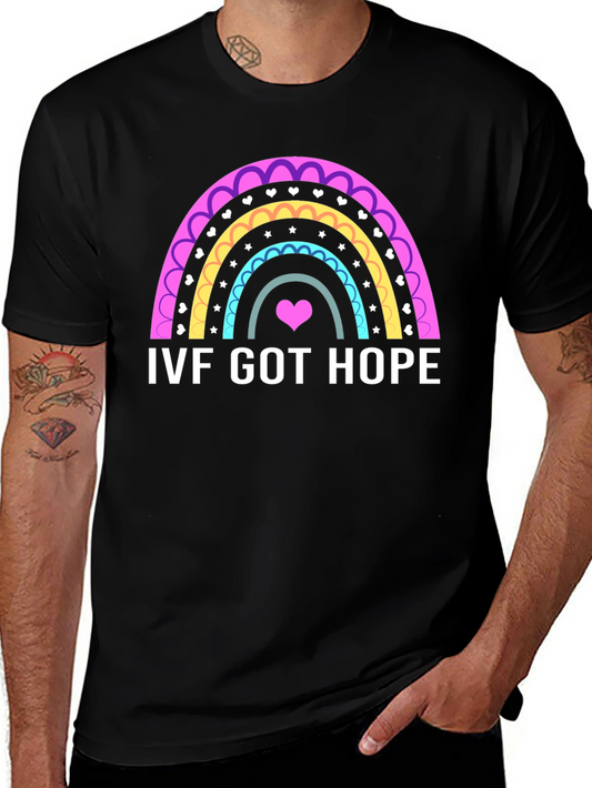IVF Got Hope Rainbow Heart T-Shirt