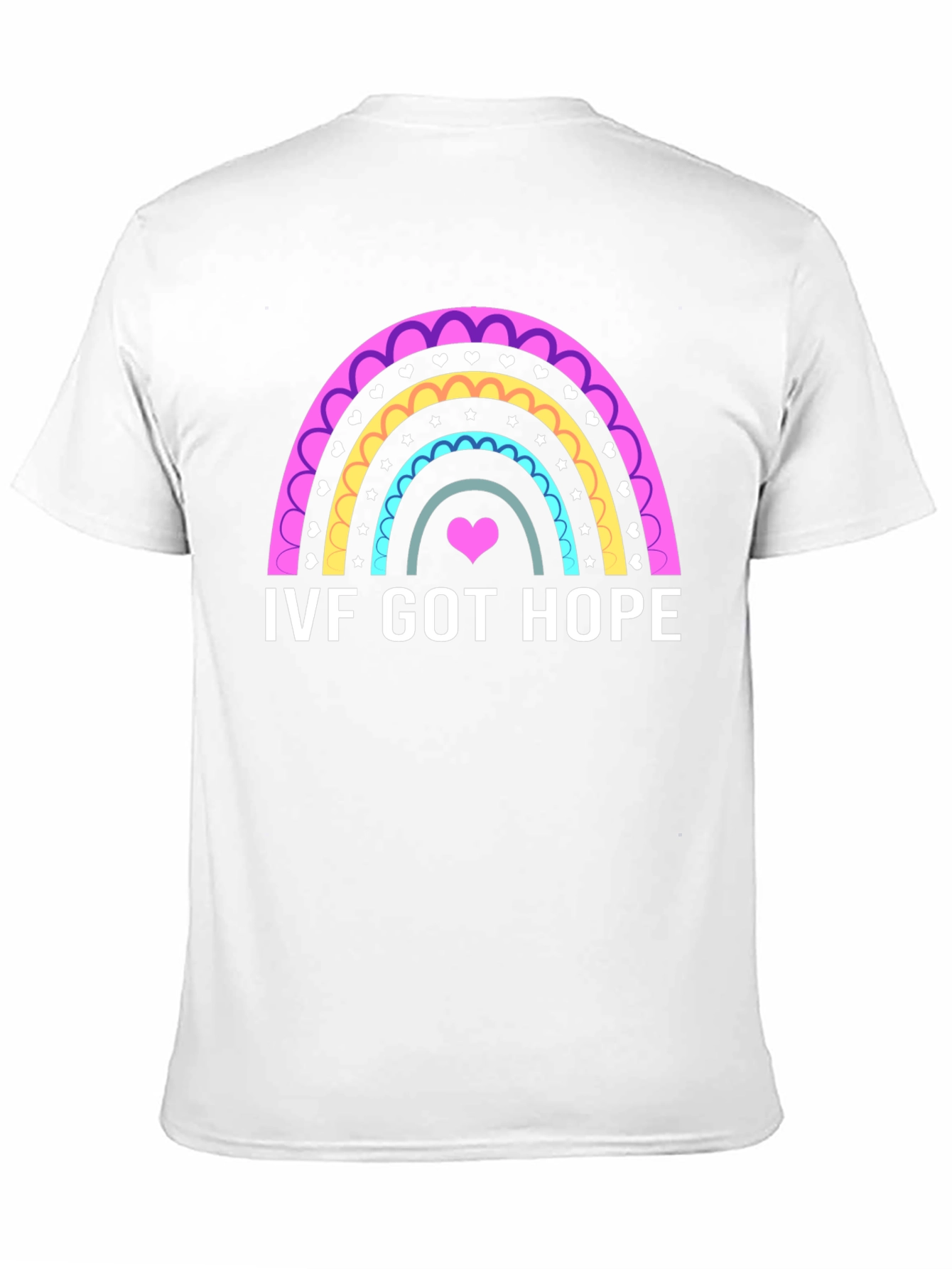 IVF Got Hope Rainbow Heart T-Shirt