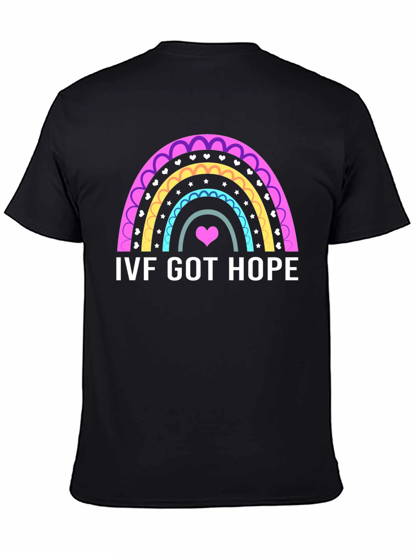 IVF Got Hope Rainbow Heart T-Shirt