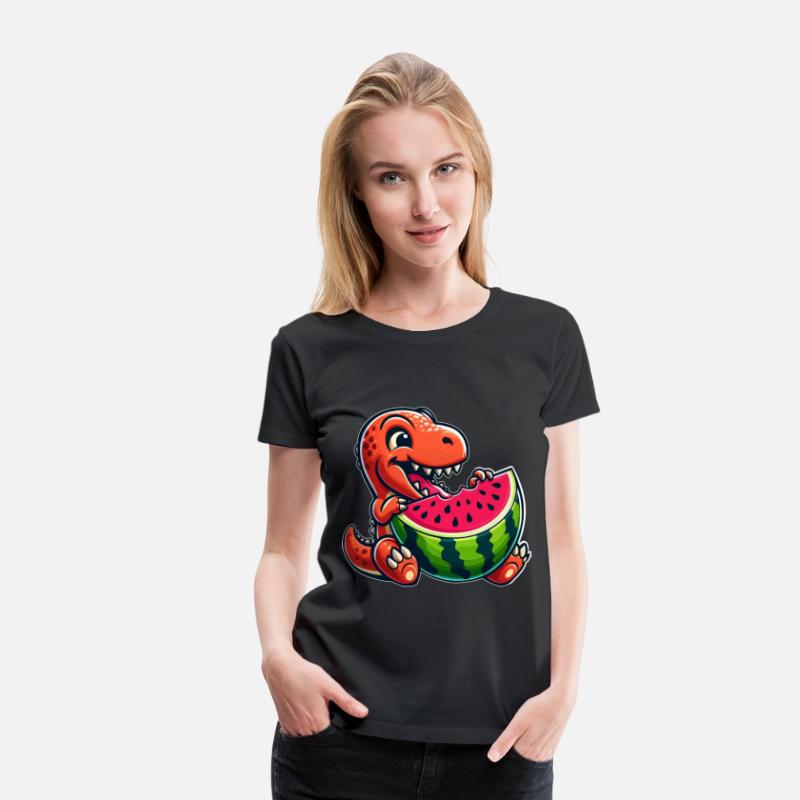Dinosaur T-Rex watermelon summer fruity