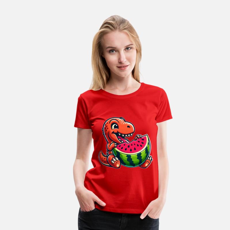 Dinosaur T-Rex watermelon summer fruity