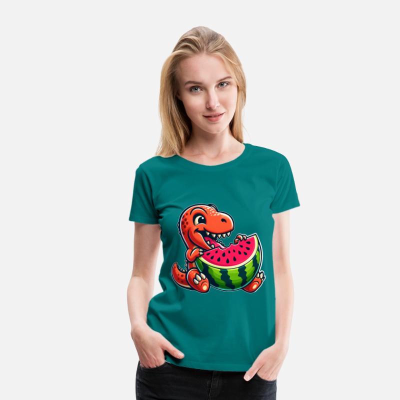 Dinosaur T-Rex watermelon summer fruity