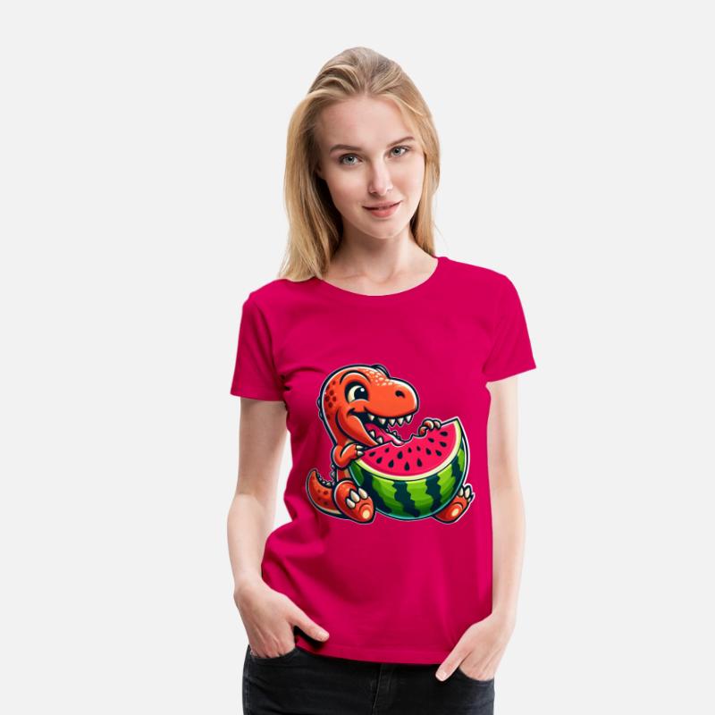 Dinosaur T-Rex watermelon summer fruity