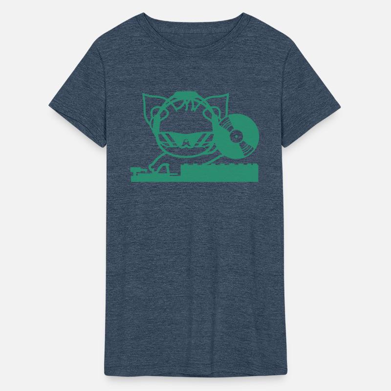 DJ Cat Cute Kitten Mixing Console Vinyl Record Fun