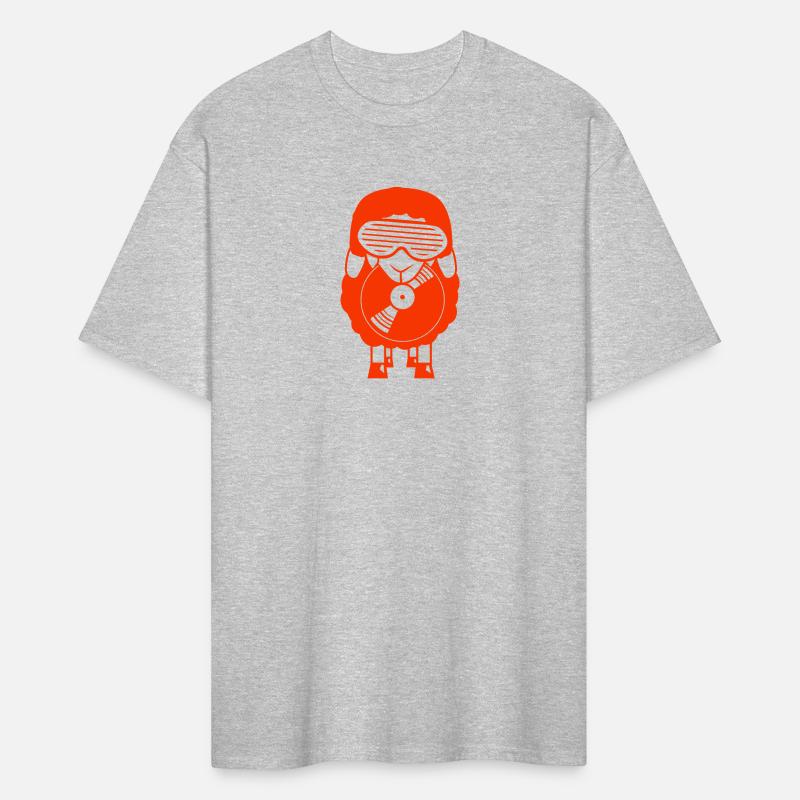 DJ Sheep Holds Vinyl Music Record Plate Club Party