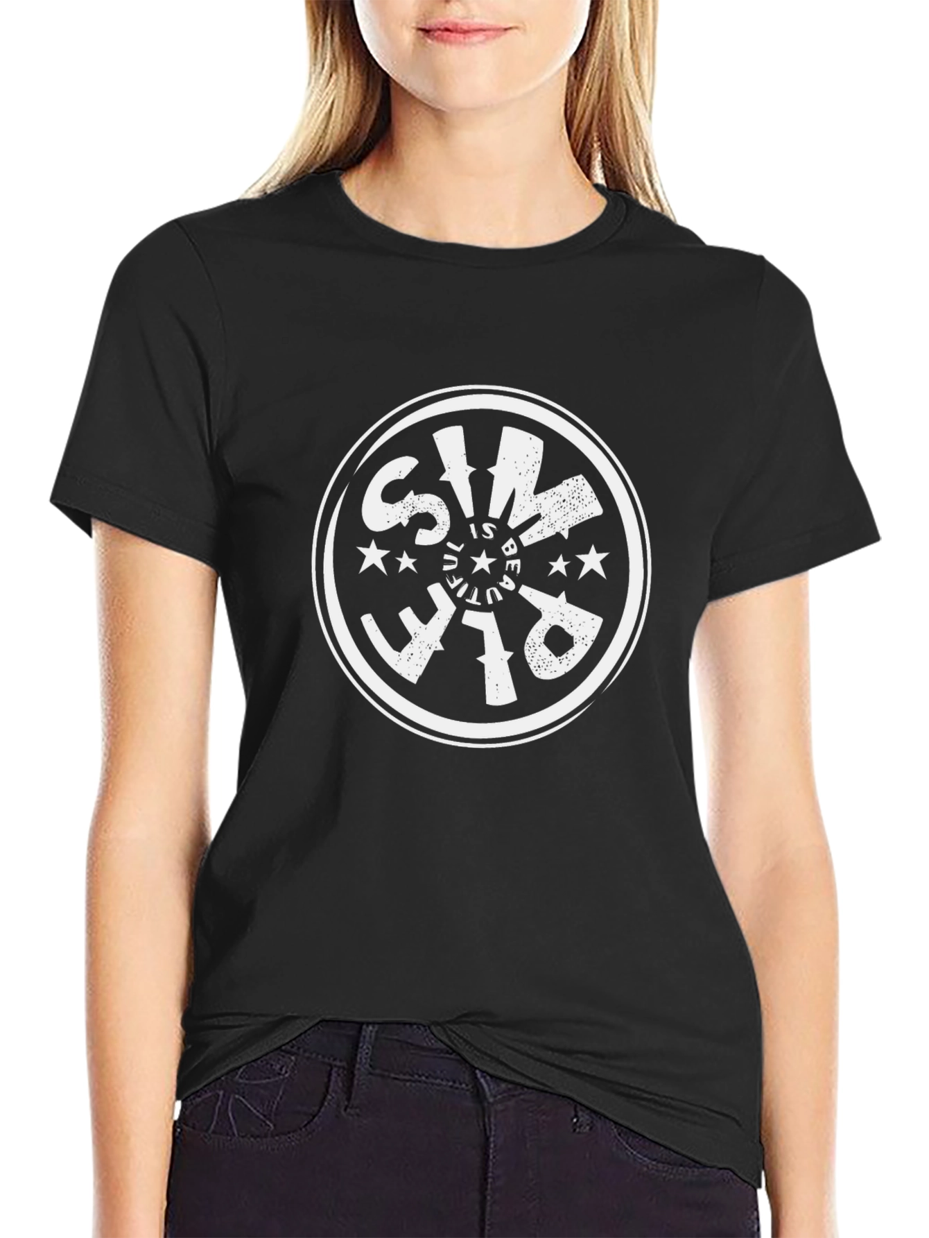 Sin Is Beautiful Graphic Tee - Unisex Black T-Shirt