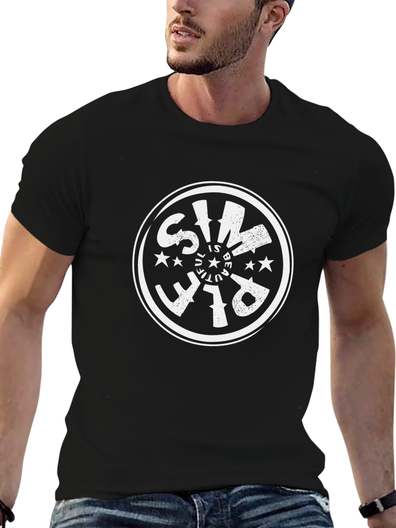 Sin Is Beautiful Graphic Tee - Unisex Black T-Shirt