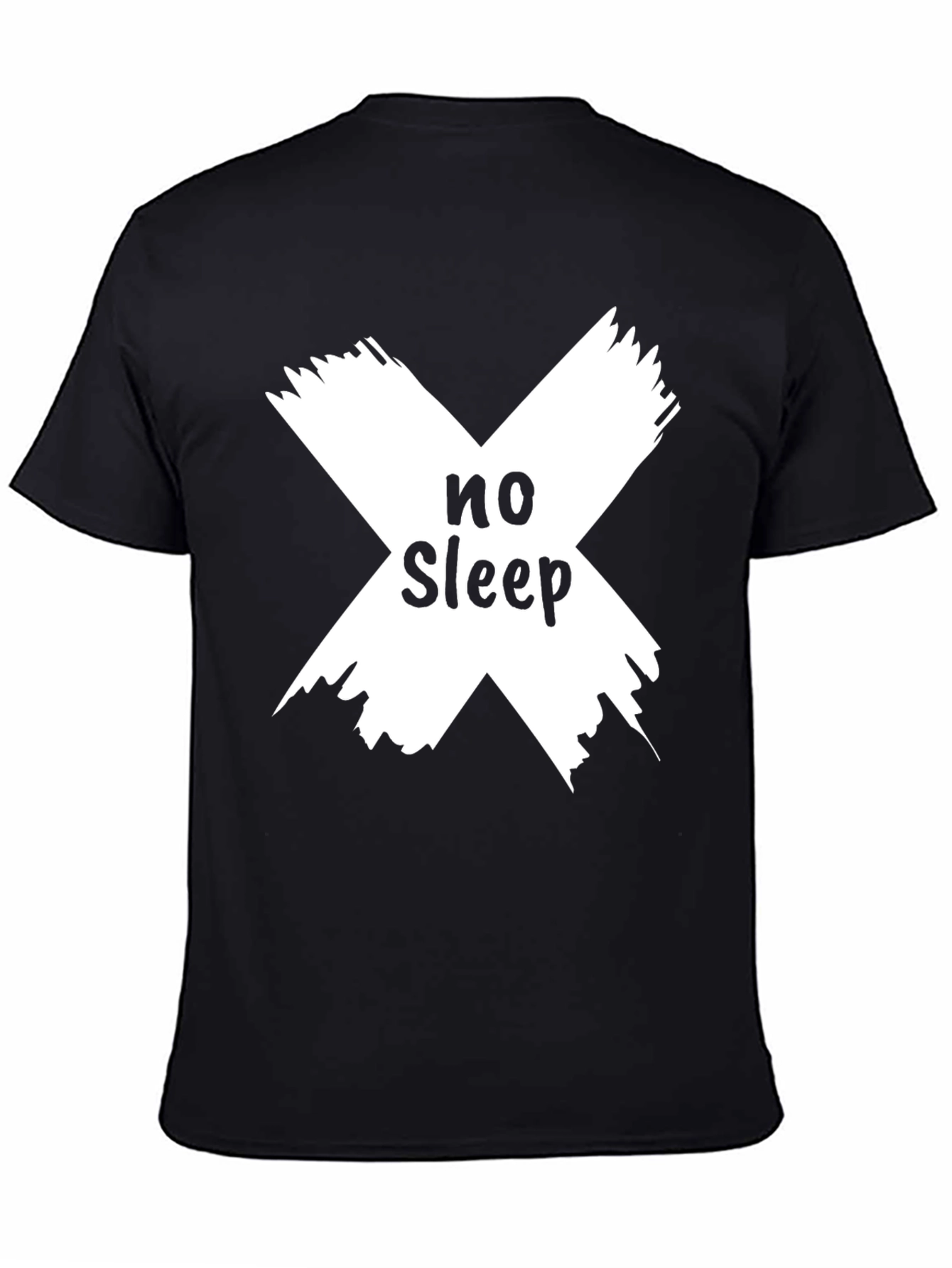 No Sleep Graphic T-Shirt - Black