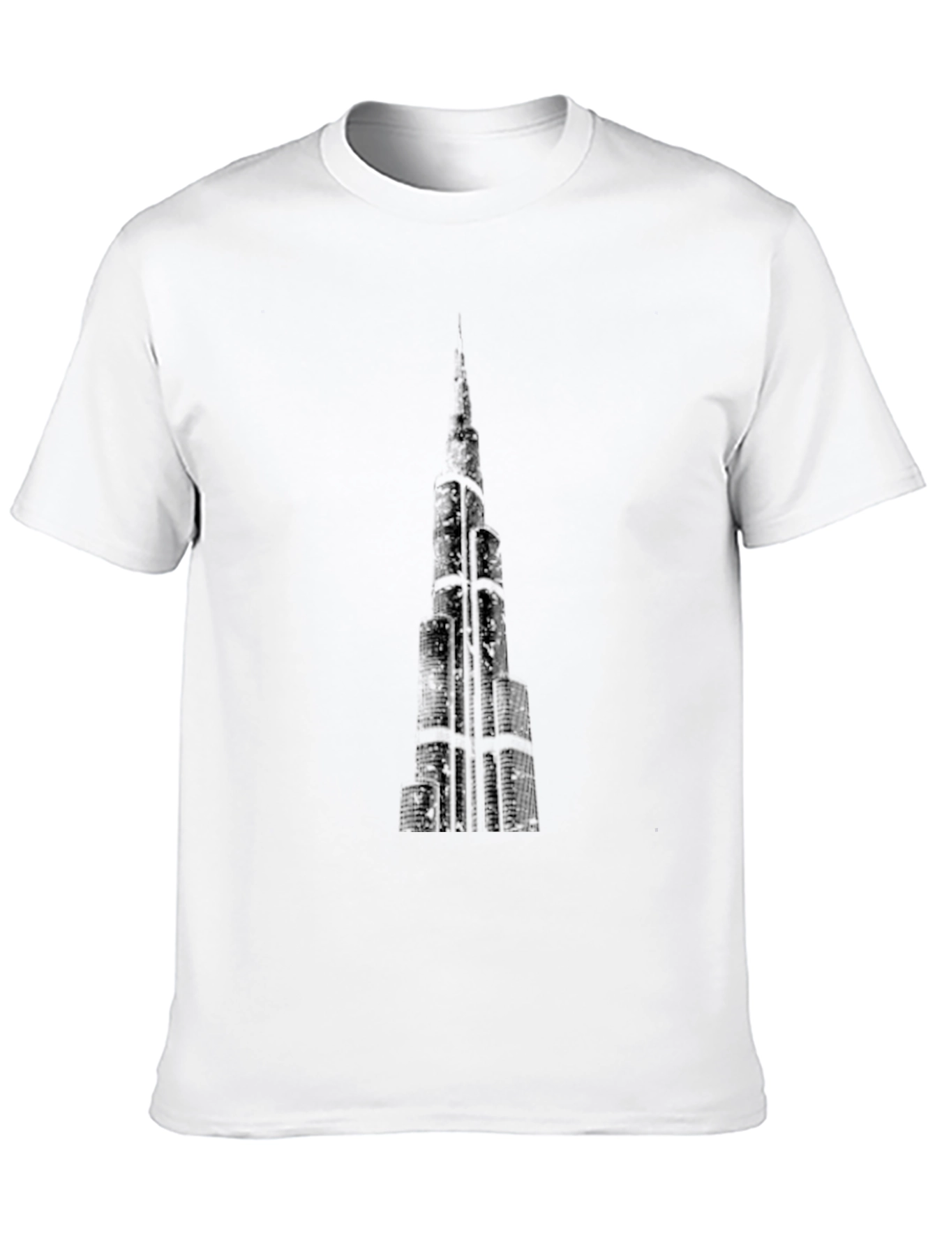 Black Skyscraper Graphic T-Shirt