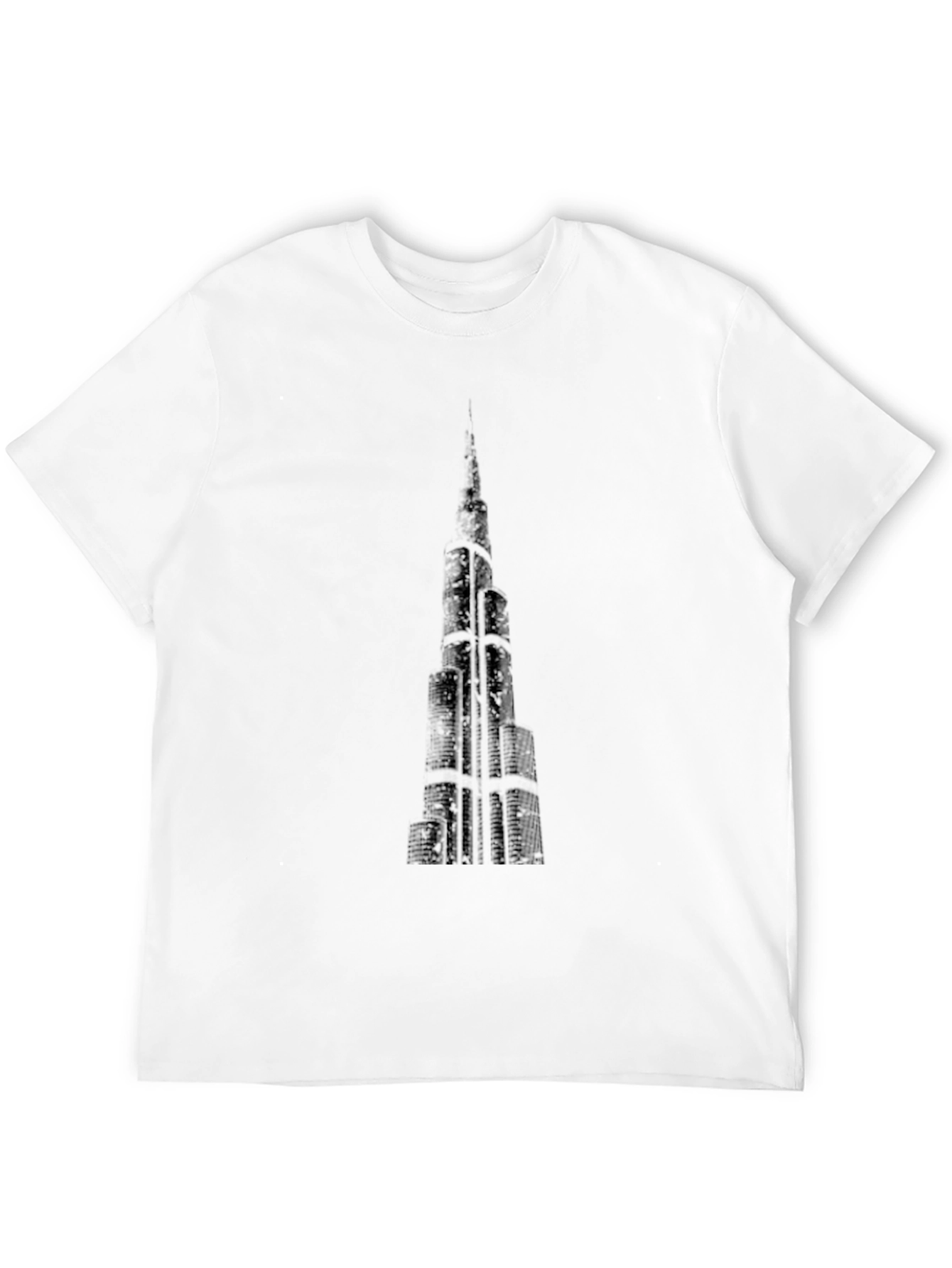 Black Skyscraper Graphic T-Shirt