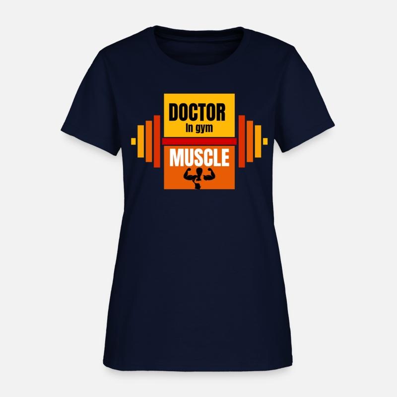 Doctor in gym to build muscle doctor brand