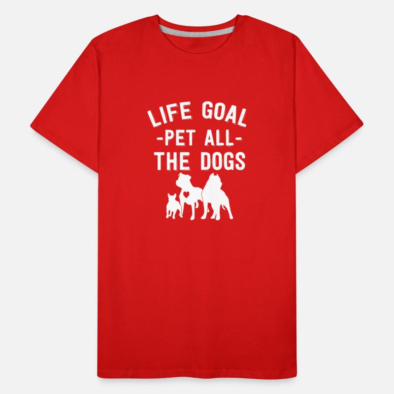 dog lover gift Life Goal Pet All The Dogs Graphic