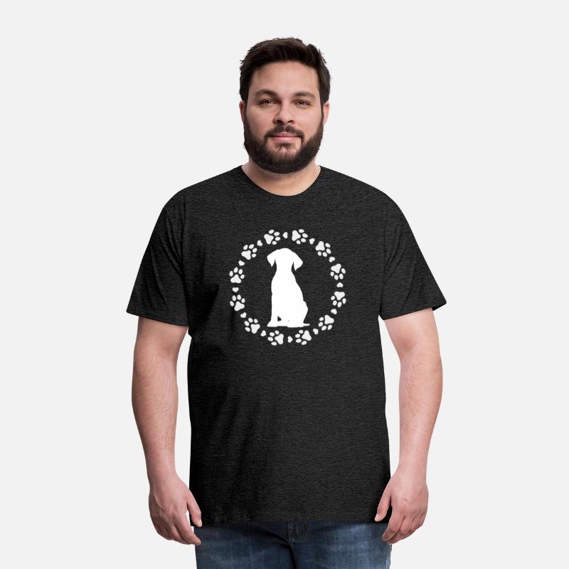 Dogs Paws In Circle With Black Dog Lover