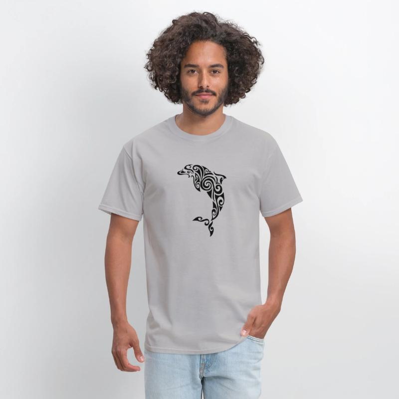 Dolphin Tattoo Black Funny