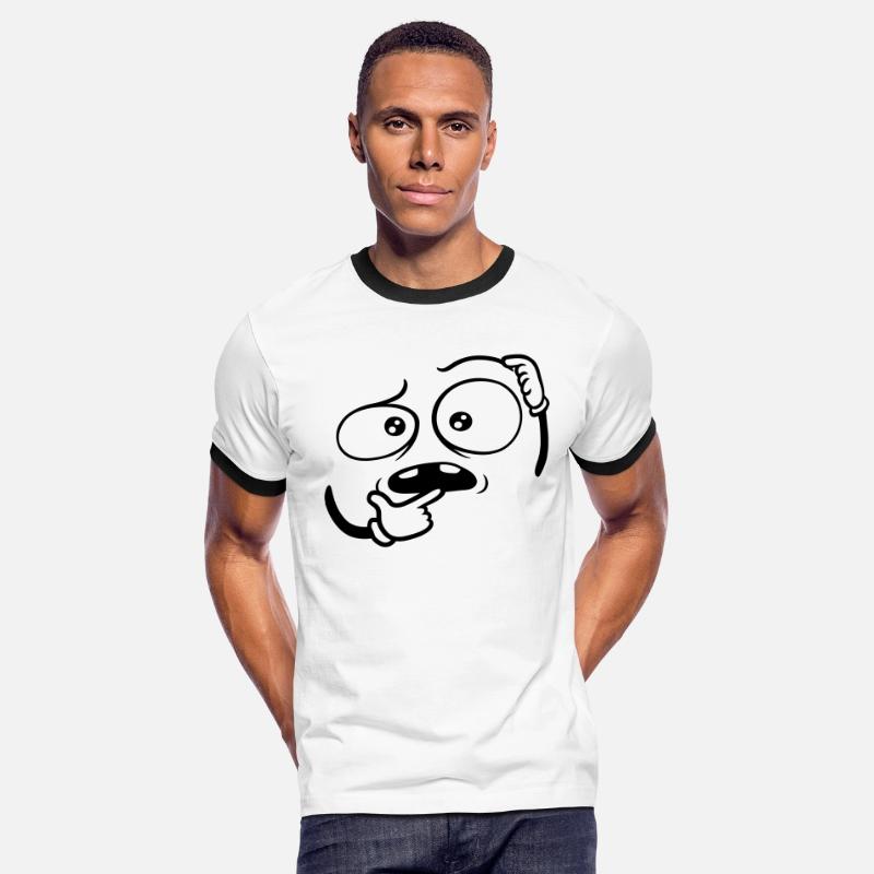 Doubting hand gesture face