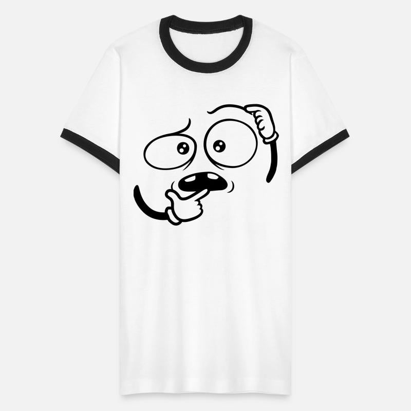 Doubting hand gesture face