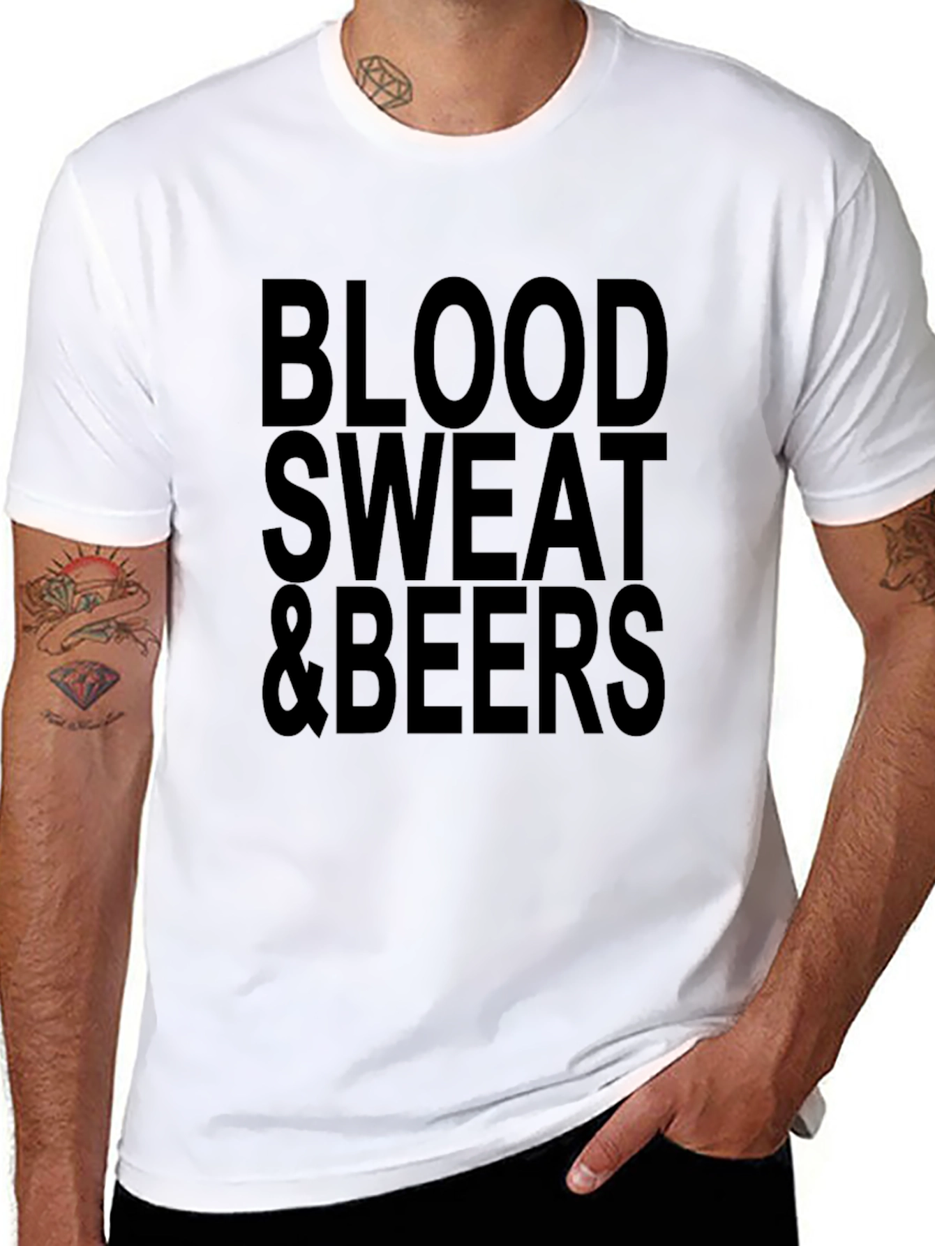 Blood Sweat & Beers Graphic T-Shirt