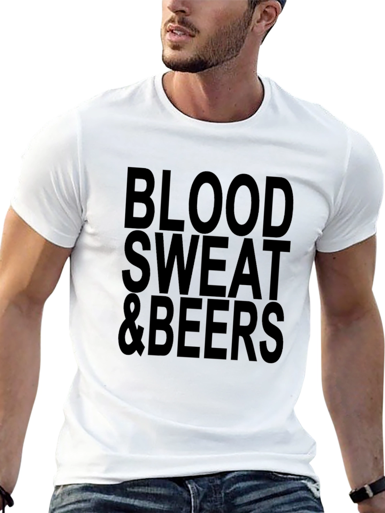Blood Sweat & Beers Graphic T-Shirt
