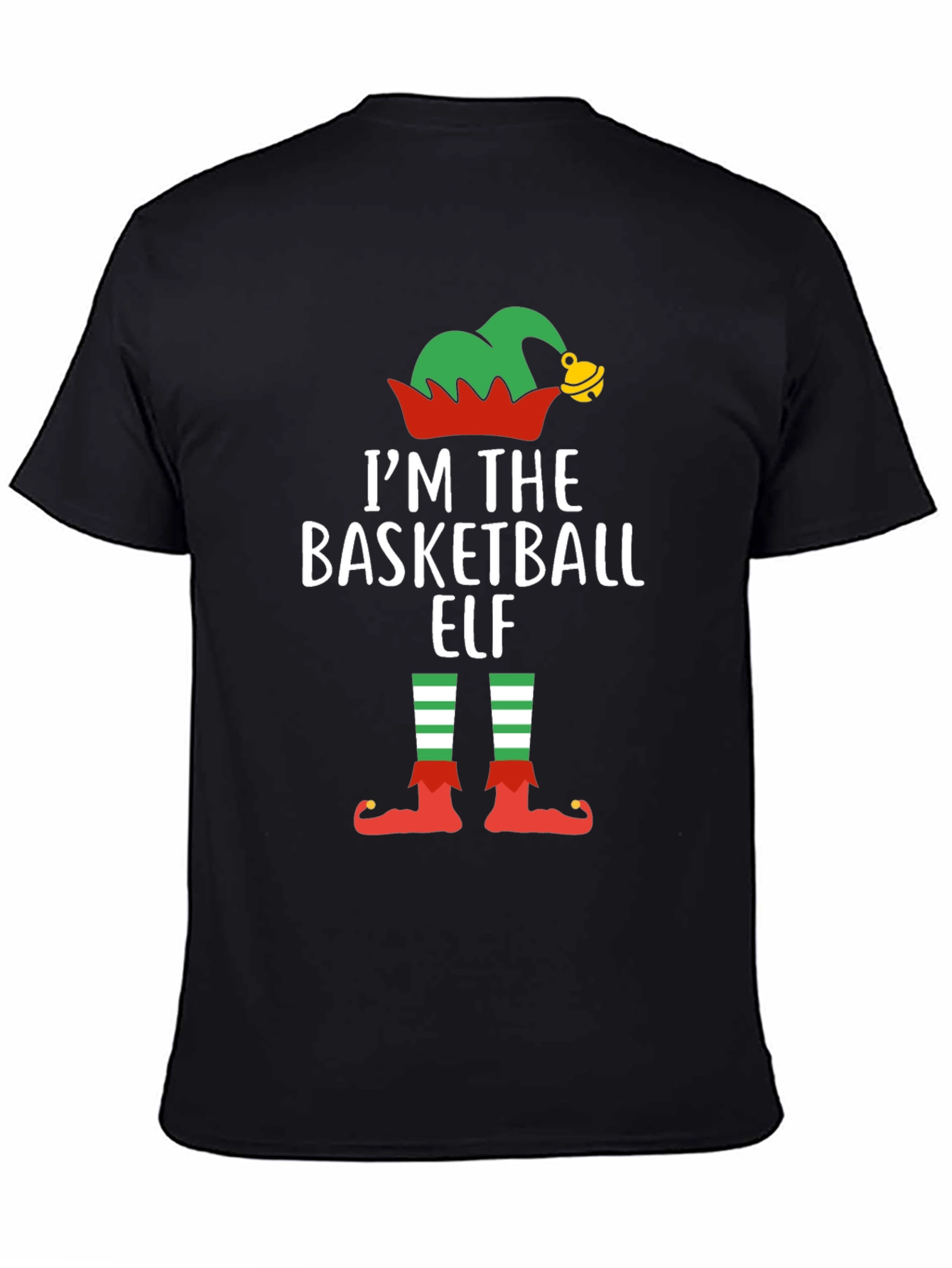 Basketball Elf Christmas T-Shirt