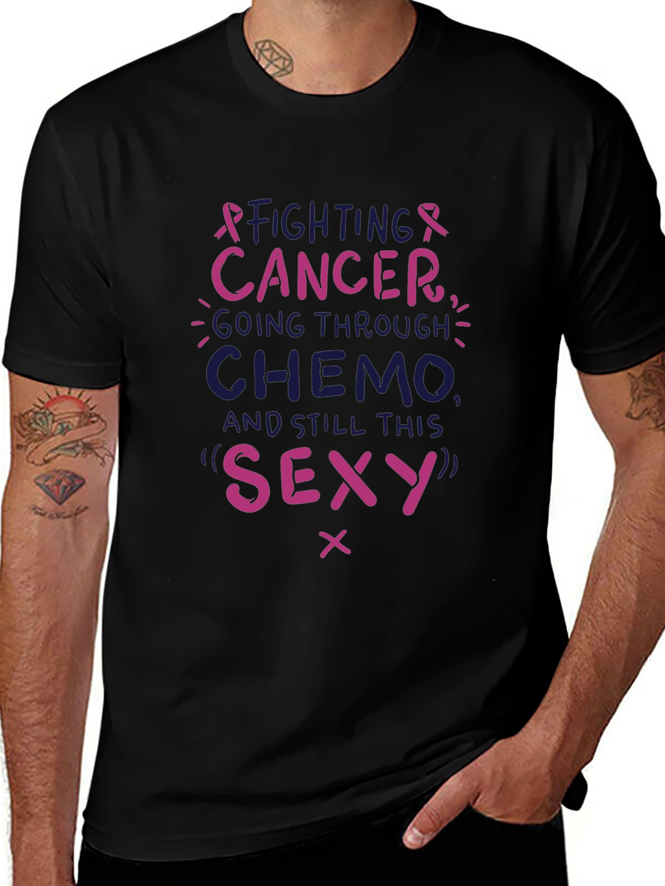 Fighting Cancer T-Shirt - Chemo Still Sexy Tee