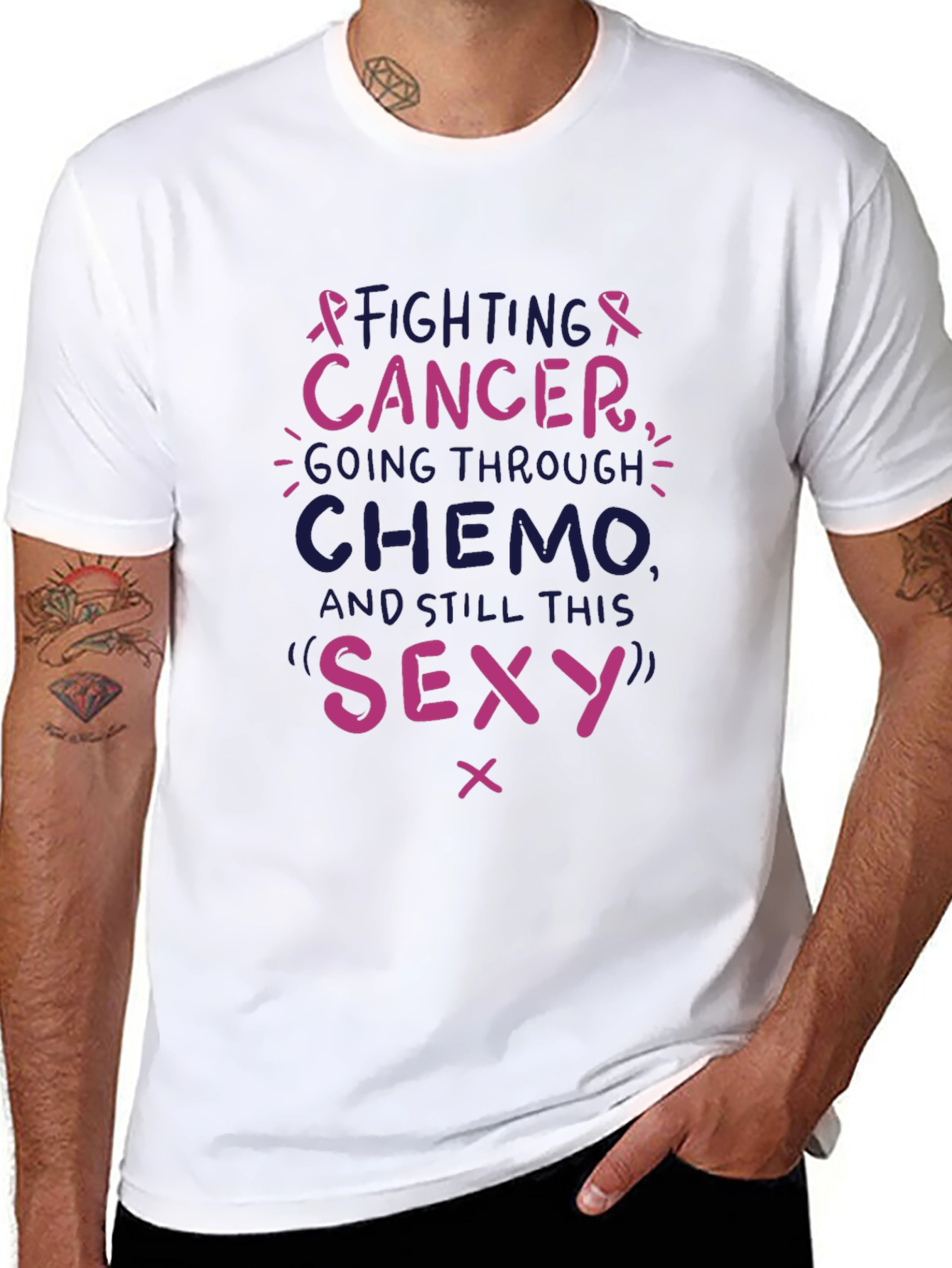 Fighting Cancer T-Shirt - Chemo Still Sexy Tee