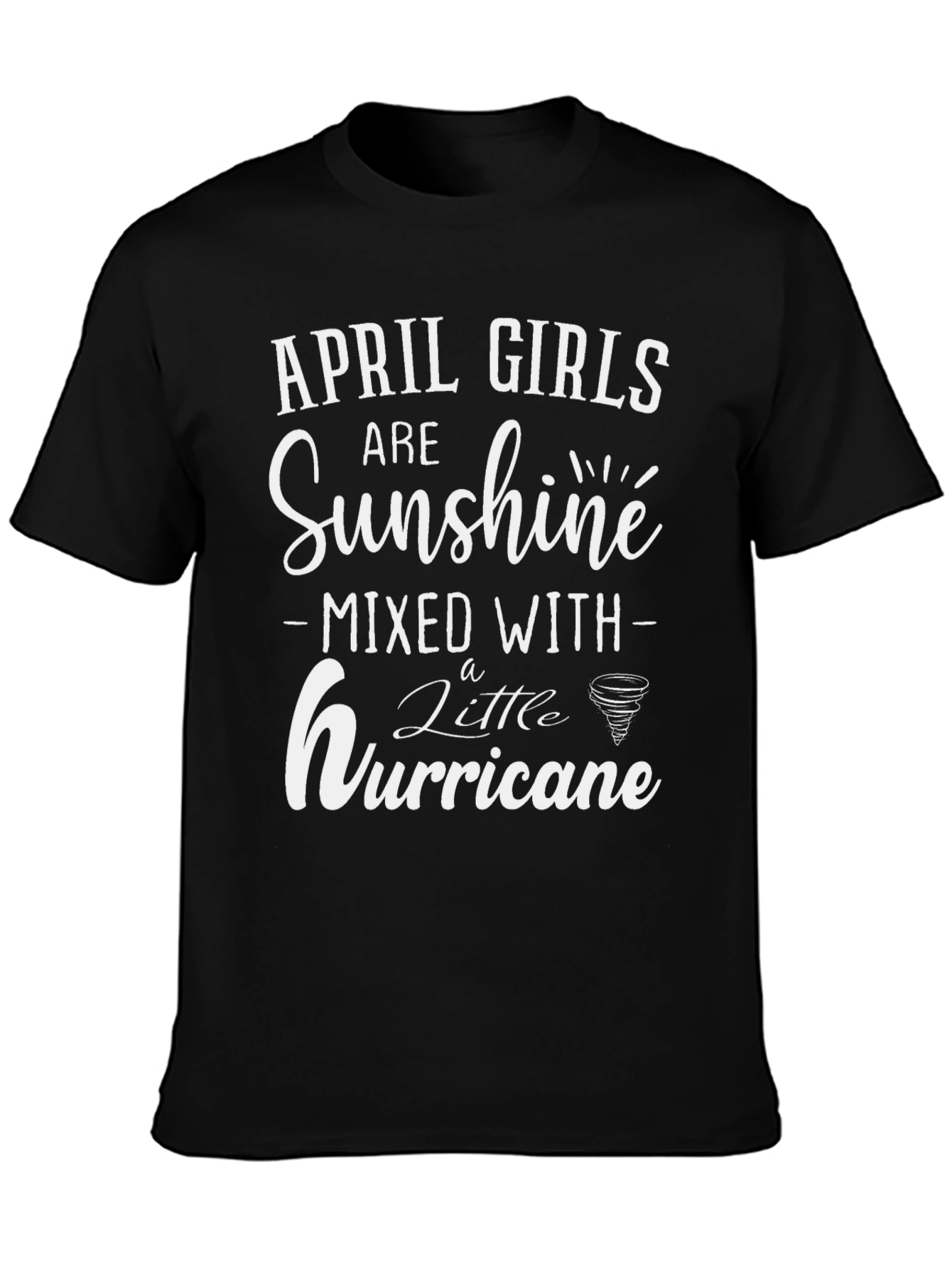 April Girls Sunshine Hurricane Graphic Tee