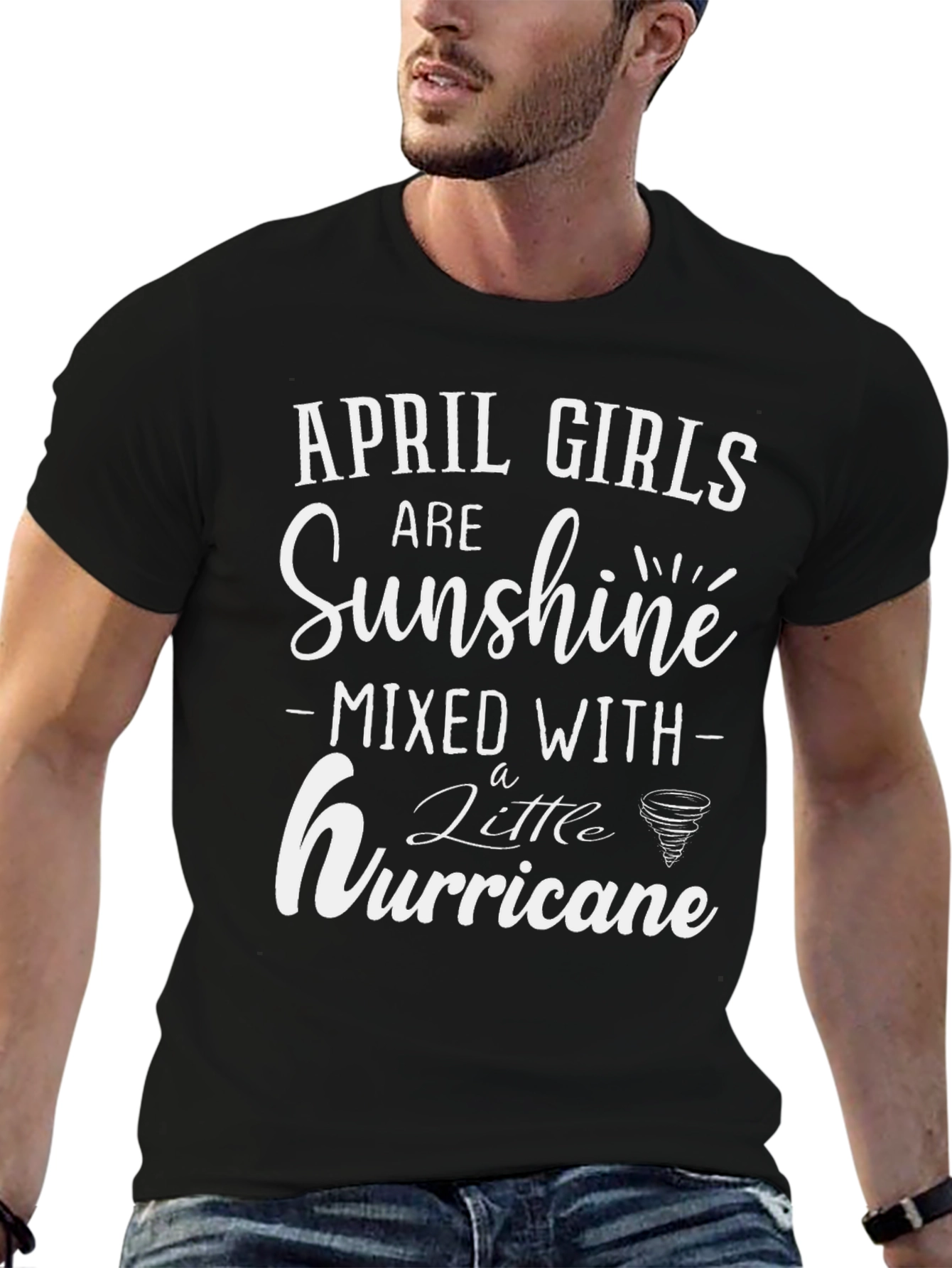 April Girls Sunshine Hurricane Graphic Tee