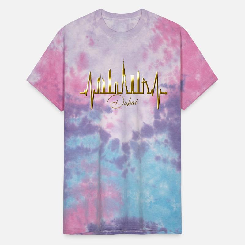 Dubai Skyline Heartbeat Burj Khalifa Silhouette