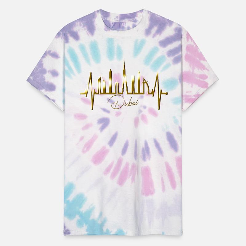 Dubai Skyline Heartbeat Burj Khalifa Silhouette