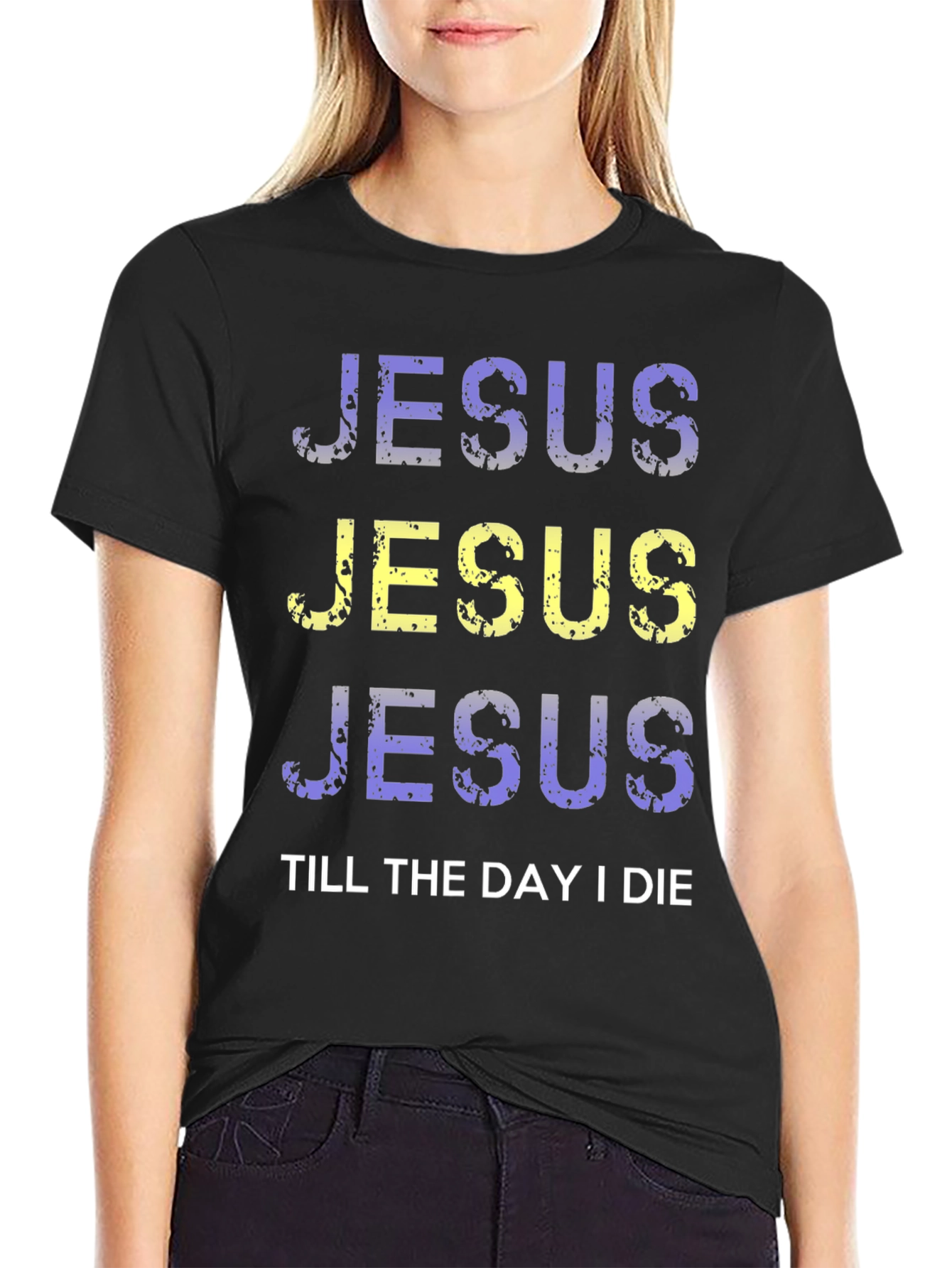 Jesus Till The Day I Die Graphic T-Shirt