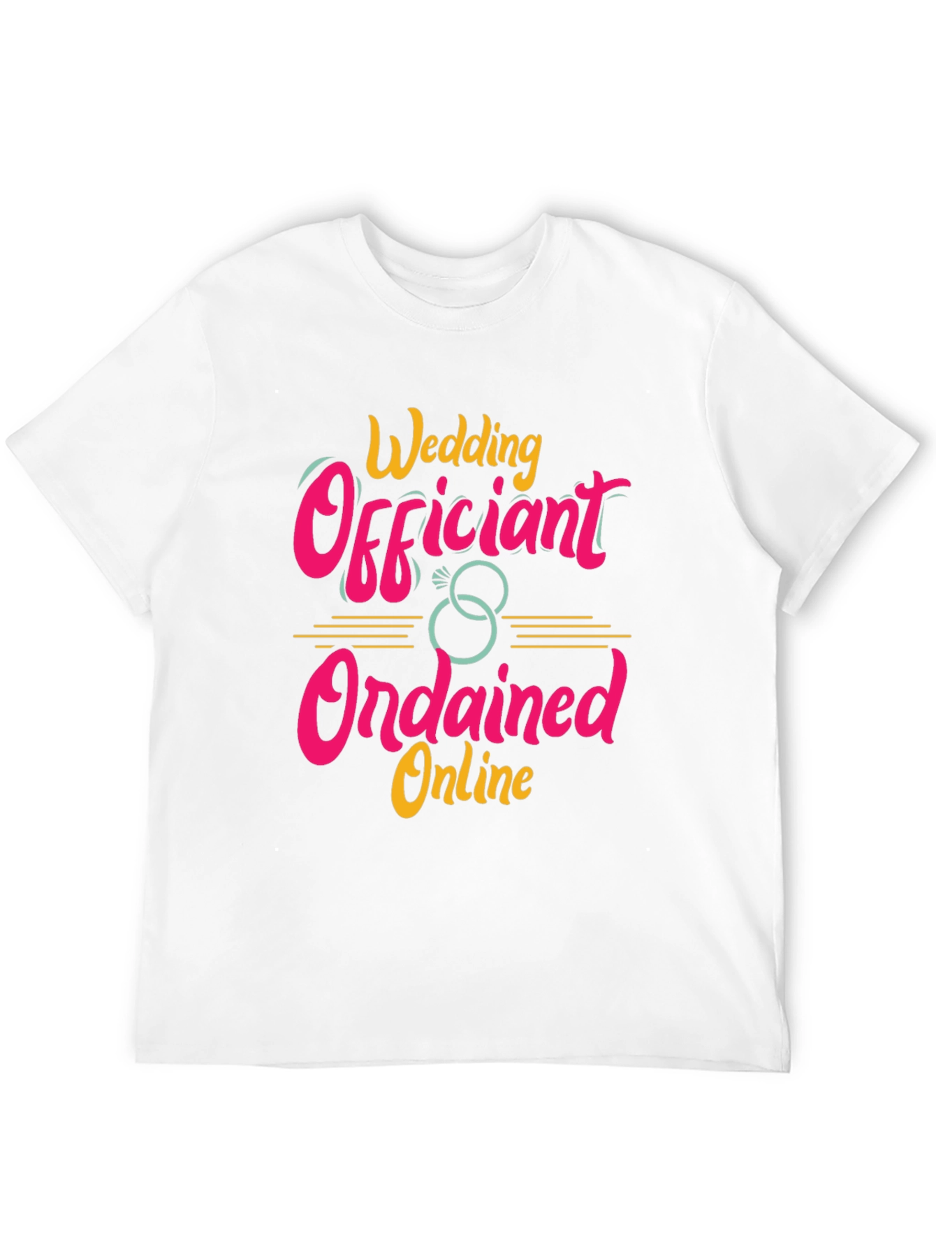 Wedding Officiant Ordained Online T-Shirt