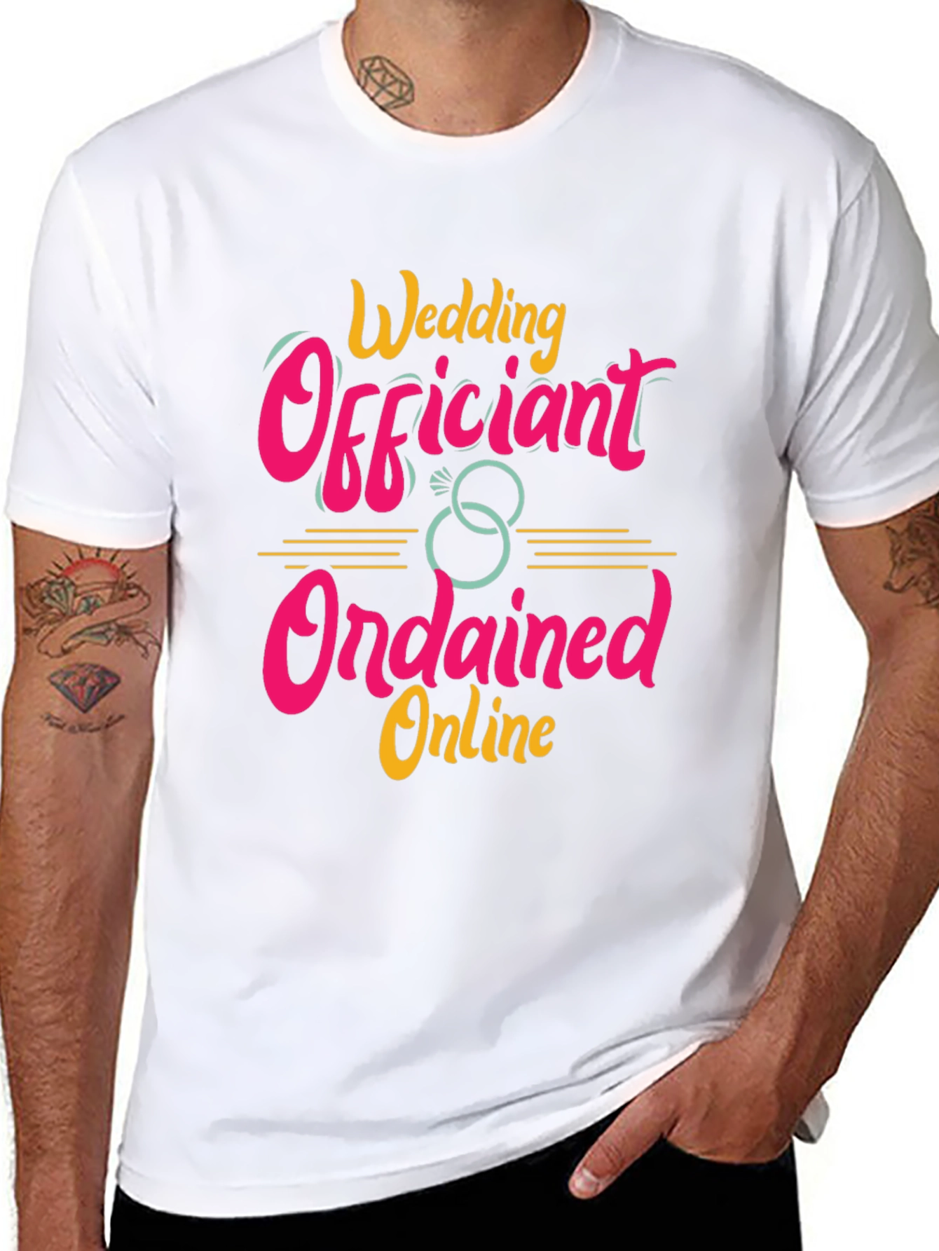 Wedding Officiant Ordained Online T-Shirt