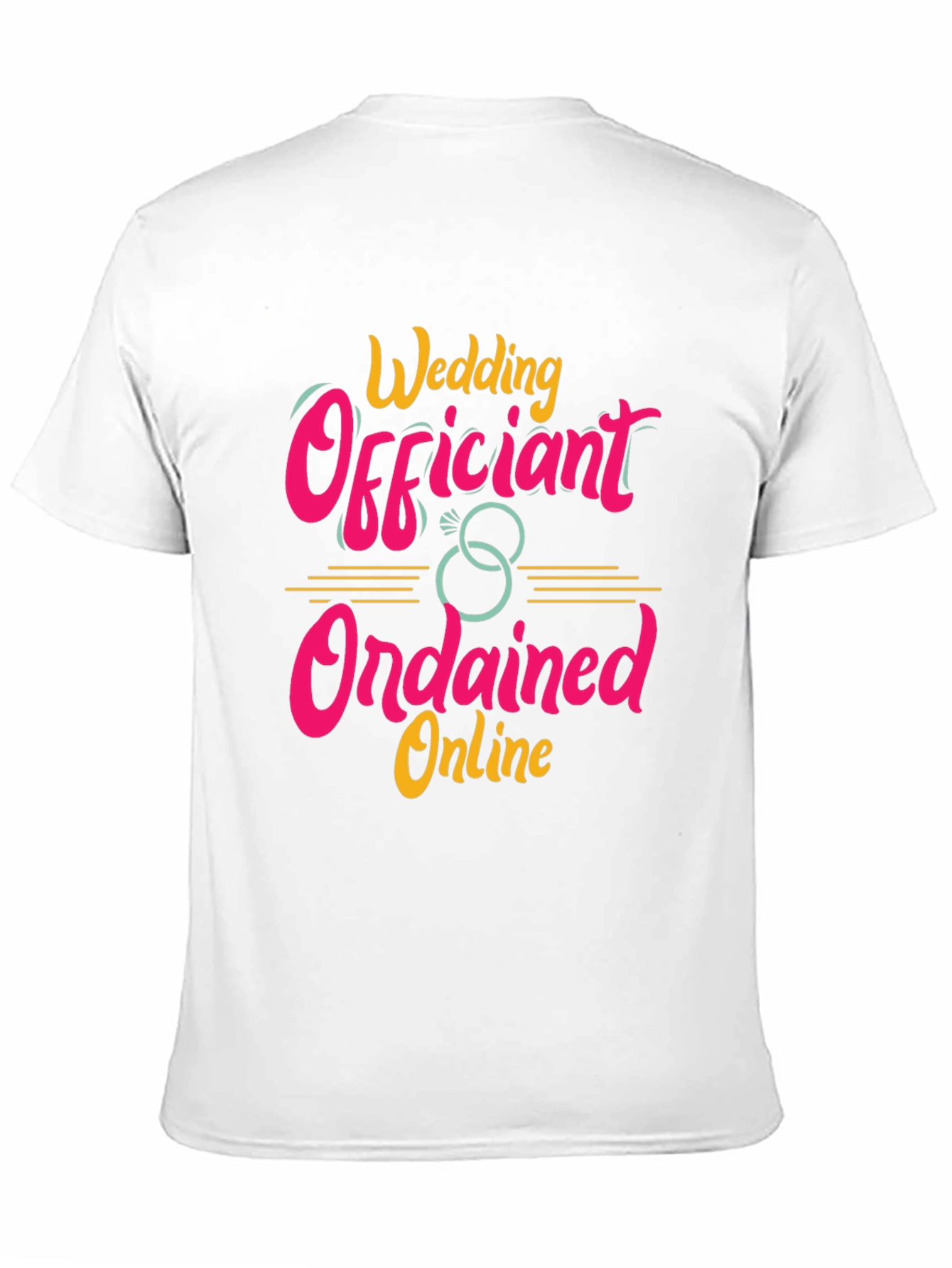 Wedding Officiant Ordained Online T-Shirt