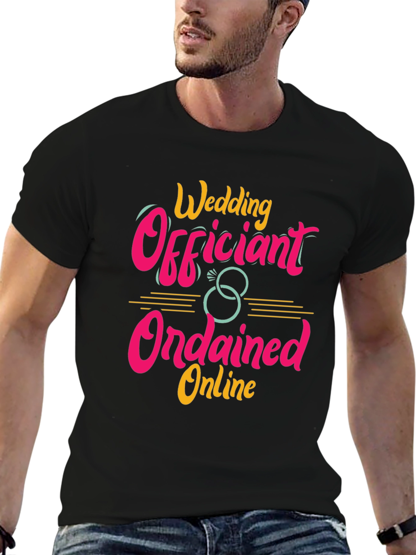 Wedding Officiant Ordained Online T-Shirt