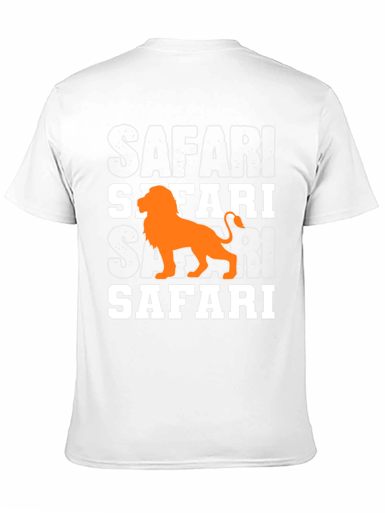 Safari Lion Graphic T-Shirt - Mens Black Tee